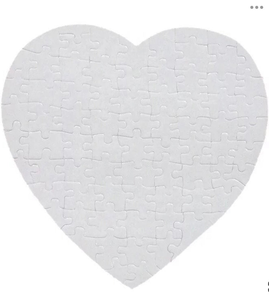 Heart shaped puzzle