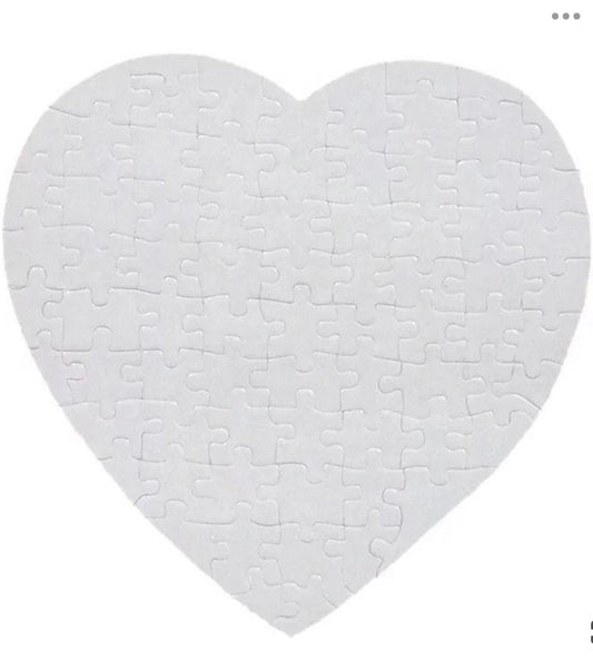 Heart shaped puzzle